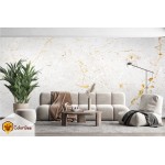 Fototapetai "Rosed and golden marble" Fototapetai | Colorbee.lt